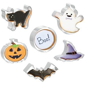 NEW 6 Piece  Halloween Cookie Cutter Set
